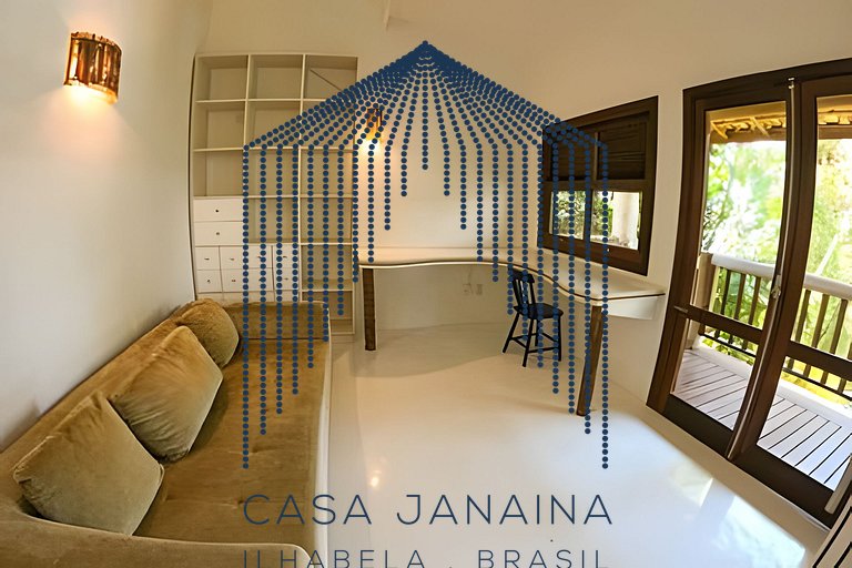 Casa beira-mar em Ilhabela c/Piscina