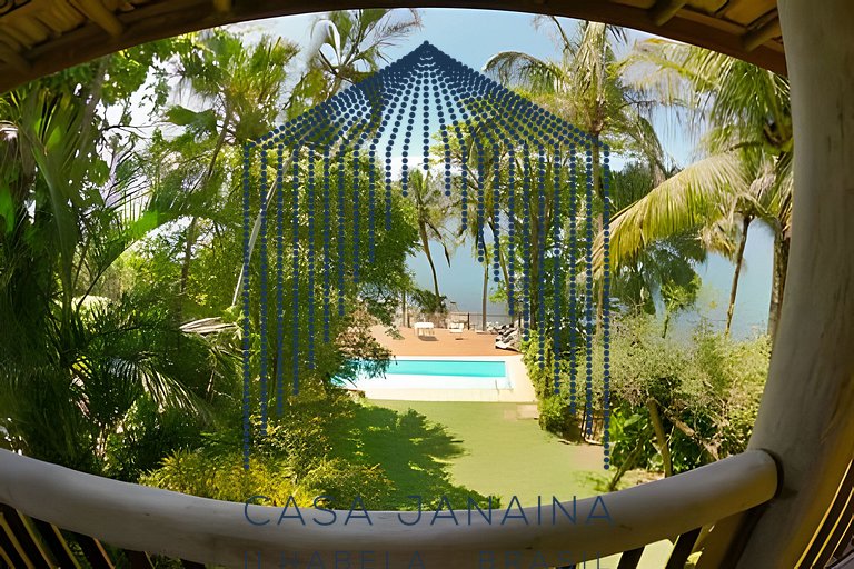 Casa beira-mar em Ilhabela c/Piscina