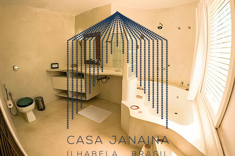 Casa beira-mar em Ilhabela c/Piscina