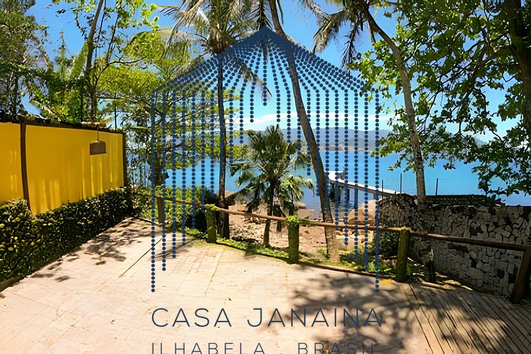 Casa beira-mar em Ilhabela c/Piscina