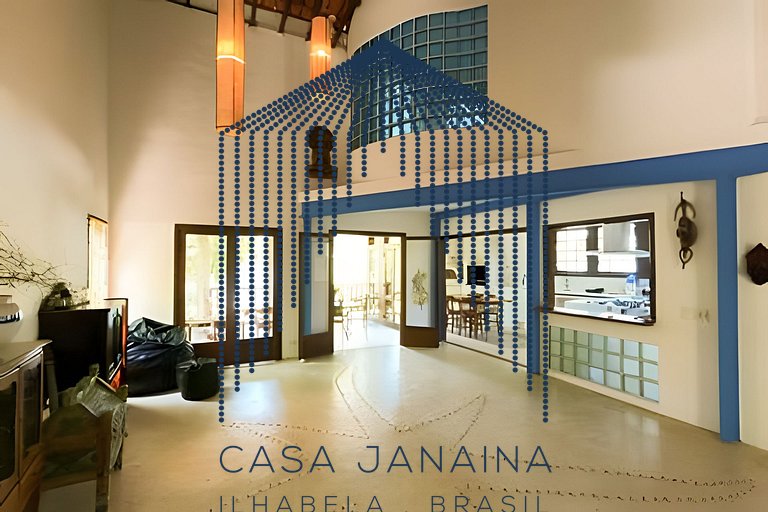 Casa beira-mar em Ilhabela c/Piscina