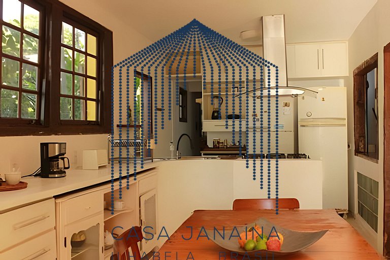 Quarto em casa beira-mar c/ piscina - Ilhabela