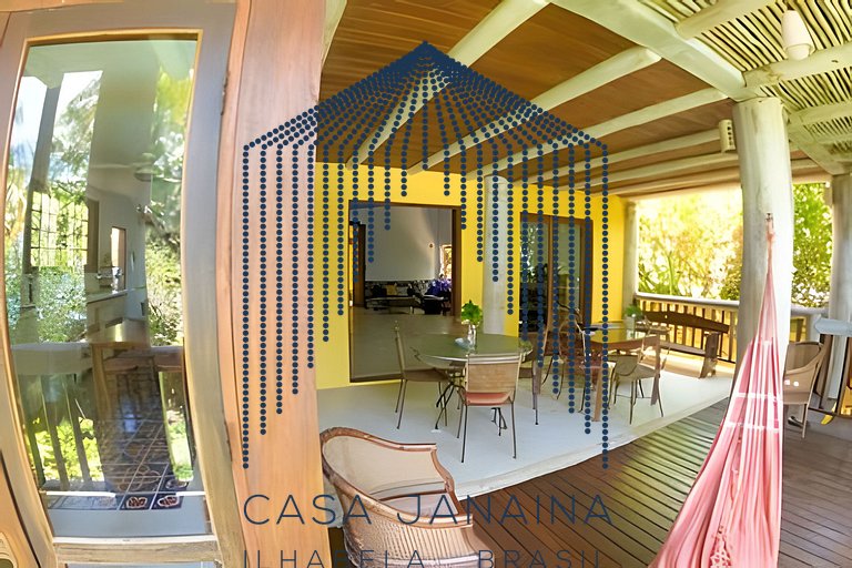 Quarto em casa beira-mar c/ piscina - Ilhabela