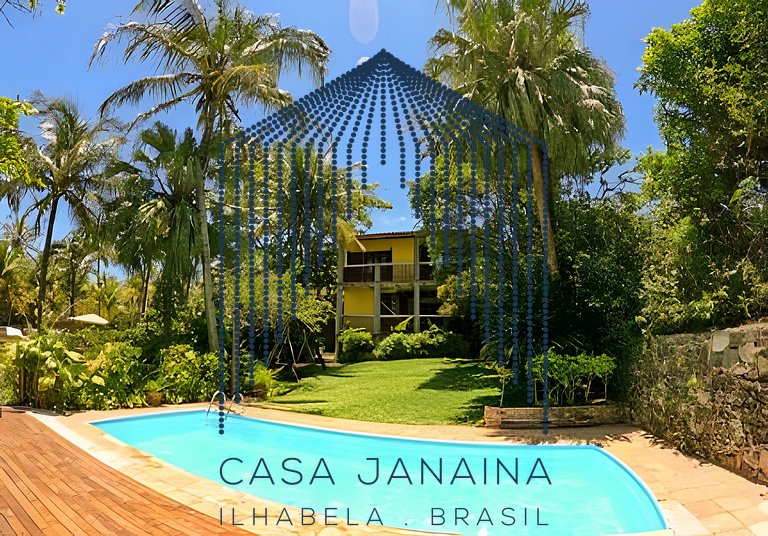 Suíte Ágata em casa beira-mar c/ piscina Ilhabela