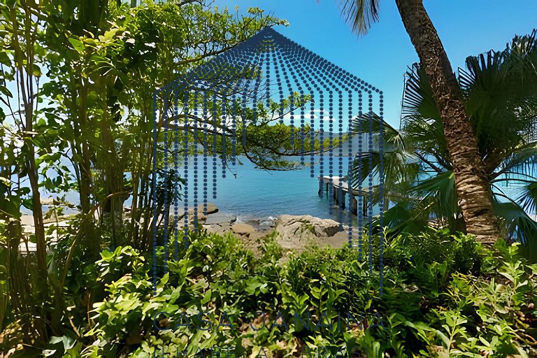 Chalé beira-mar c/ cozinha e piscina - Ilhabela
