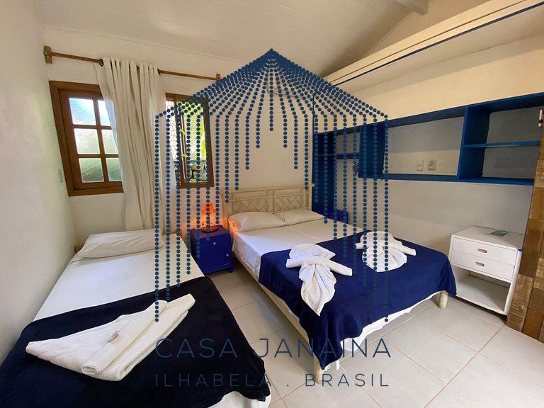 Casa beira-mar em Ilhabela c/Piscina