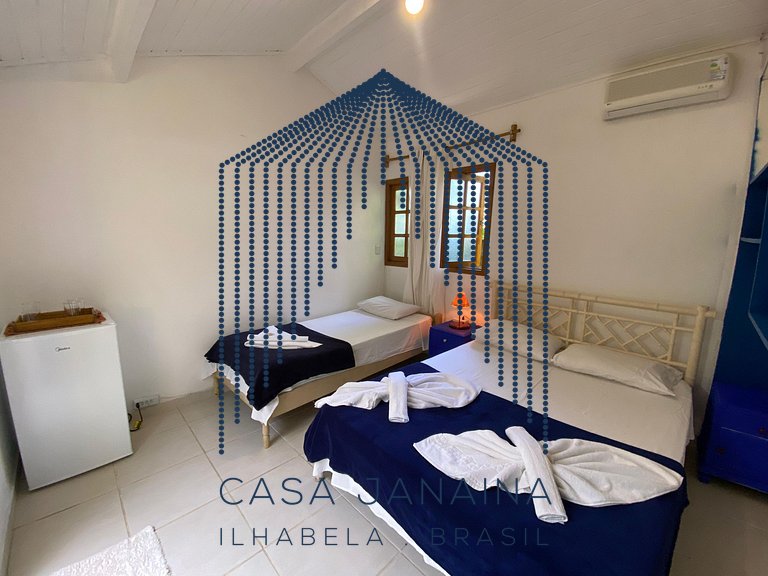 Casa beira-mar em Ilhabela c/Piscina