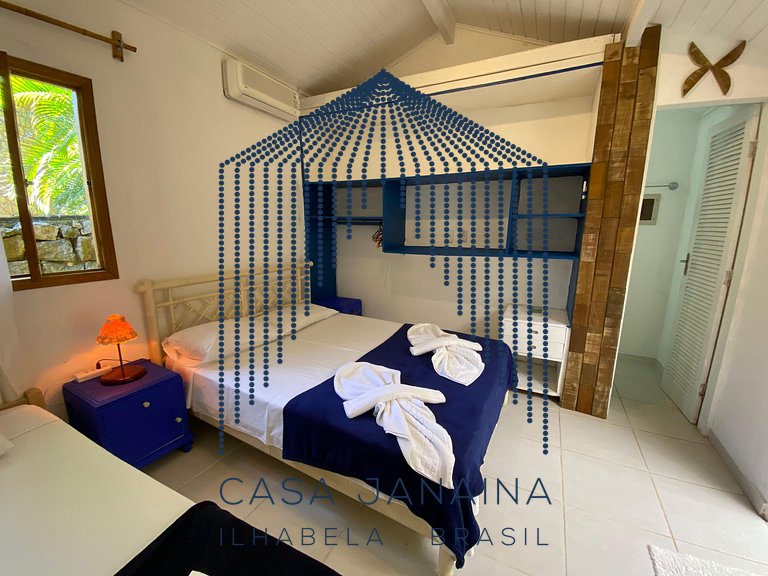 Casa beira-mar em Ilhabela c/Piscina