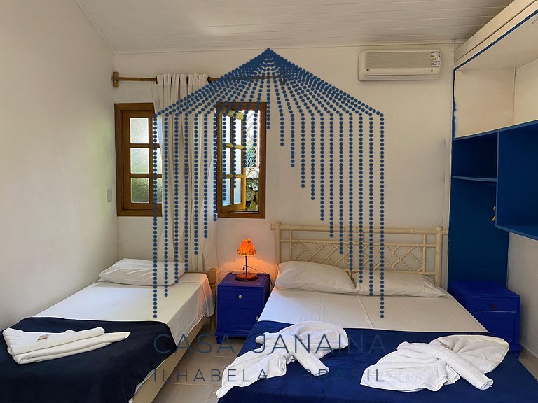 Casa beira-mar em Ilhabela c/Piscina