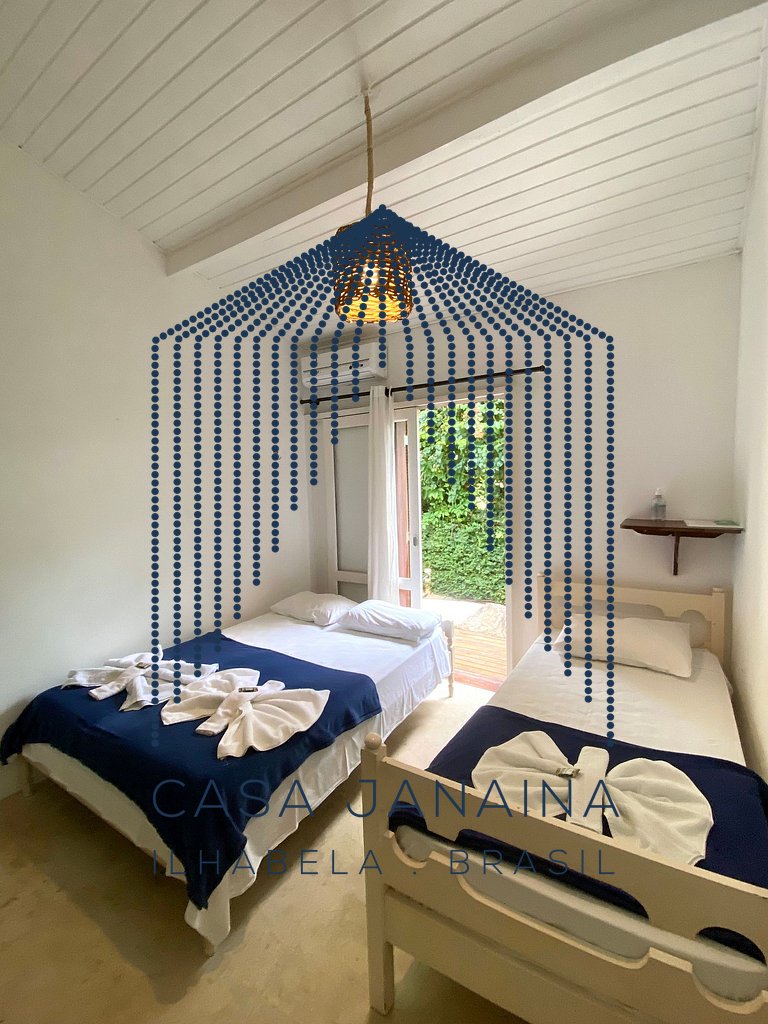 Casa beira-mar em Ilhabela c/Piscina