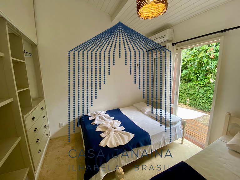 Casa beira-mar em Ilhabela c/Piscina