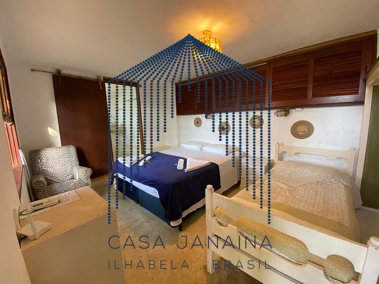 Casa beira-mar em Ilhabela c/Piscina