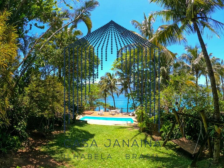 Casa beira-mar em Ilhabela c/Piscina