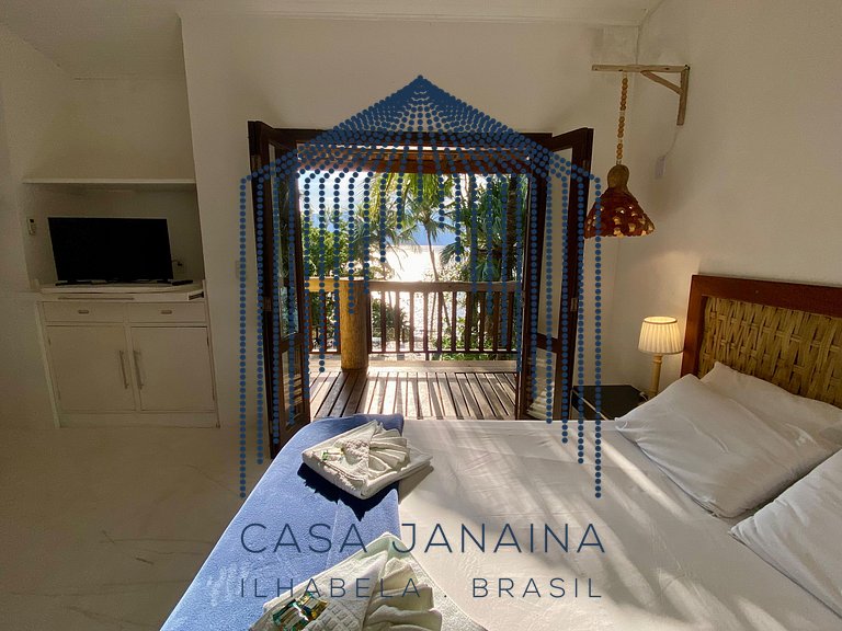 Suíte Master & Office à beira-mar - Ilhabela